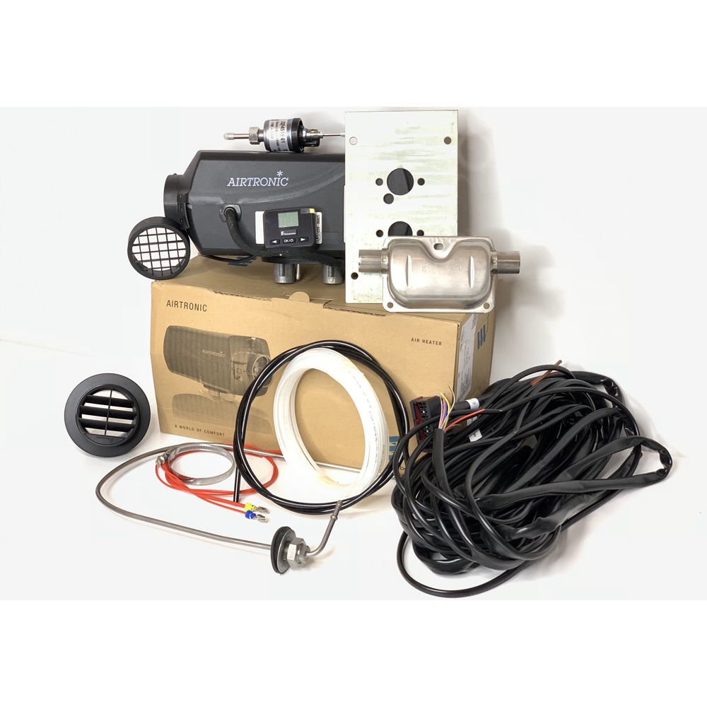 Espar Eberspacher Air Heater Airtronic D2 (Diesel) Full Installation Set with Electronic Timer and High Altitude Kit