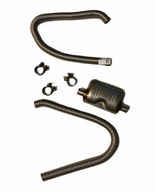 Webasto HEATER EXHAUST PIPE WITH MUFFLER SILENCER AND CLAMPS 22 mm